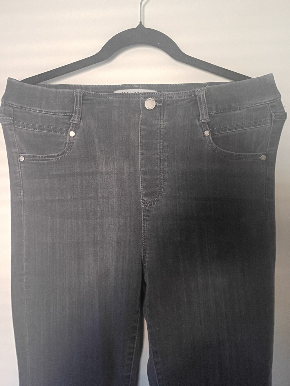 Liverpool Los Angeles Dark Grey Denim Skinny Pants - Size 12 / 31 - Picture 3 of 5